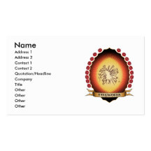 Fireworks Mandorla Business Card Templates
