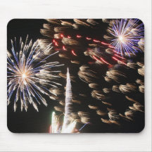 Fireworks Mousepad