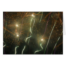Fireworks  note card