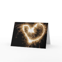 Fireworks of Love Greeting Card