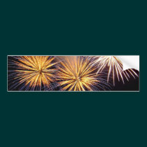Fireworks on the Fourth bumper stickers