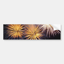 Fireworks on the Fourth Bumper Stickers