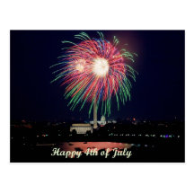 Fireworks on the Fourth! Post Card