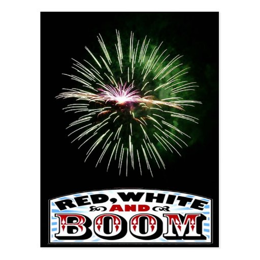 Fireworks on the Fourth Postcard