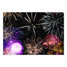 Fireworks Personalized Announcements