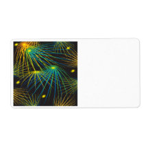 Fireworks Personalized Shipping Label