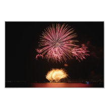 fireworks photographic print