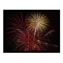 Fireworks Post Card
