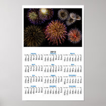 Fireworks Poster Calendar