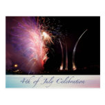 Fireworks Sparkling the Spires Post Card