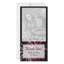 Fireworks Thank You Photo Card