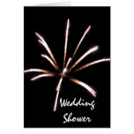 Fireworks Wedding Shower Invitation Greeting Cards
