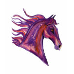 Firey Passion Horse Ladies Long Sleeve T-Shirt