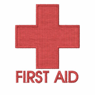 First Aid Embroidered Polo Shirt by EmbroiderMe
