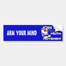 First Amendment Militia Bumper Stickers