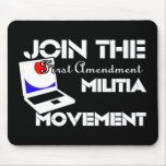 First Amendment Militia Mouse Pads