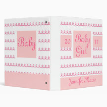 First Baby Photograph Book 3 Ring Binder