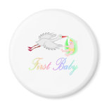 First Baby (Stork) Fridge Magnet
