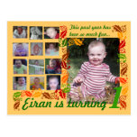 First Birthday 12 months pictures Postcards