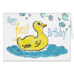 First Birthday Card