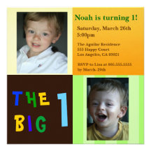 First Birthday Invitation