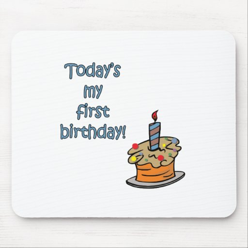 First Birthday Mousepads
