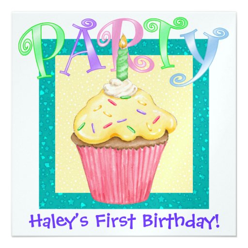 First Birthday ! - SRF Custom Announcement
