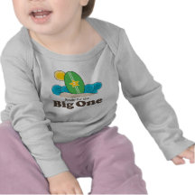First Birthday Surf Baby Long Sleeve Tee