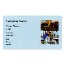 First Carousel Ride Business Card Template