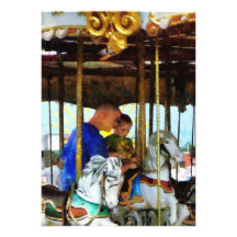 First Carousel Ride Invitations