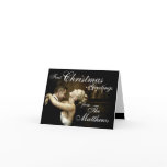 First Christmas Greetings Newly Weds Photo Card