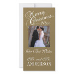 First Christmas Newlyweds Photo Cards