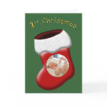 First Christmas Stocking Photo Card