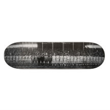 First Coloured World Series Teams, Game 1, 1924 Custom Skate Board