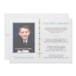 First Communion - Boy Personalized Announcements