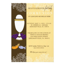 First Communion Invitation for Boys or Girls