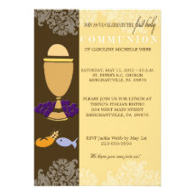 First Communion Invitation for Boys or Girls