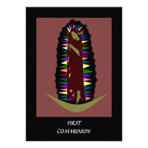 first communion personalized invites