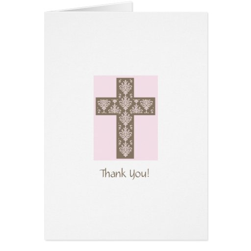 First Communion Thank You Card