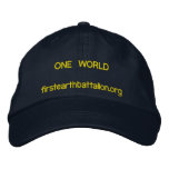 First Earth Battalion One World Cap Embroidered Baseball Cap