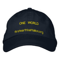 First Earth Battalion One World Cap Embroidered Baseball Cap