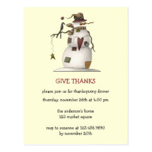 First Frost · Snowman & Crow Post Card