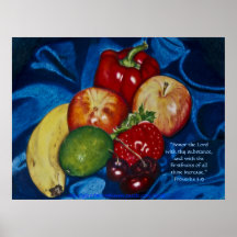 First Fruits Print w/Scripture Verse
