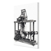 First fully automated loom stretched canvas print
