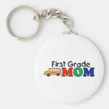 First Grade Mom Key Chain