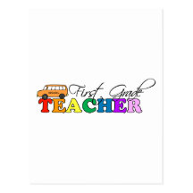 First Grade Teacher Postcards
