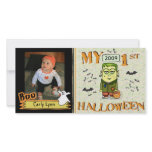 First Halloween Custom Photo Card