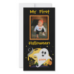First Halloween Custom Photo Card
