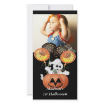 First Halloween Photo Card