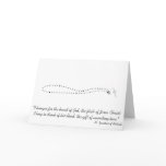 First Holy Communion Card-Black and White Rosary